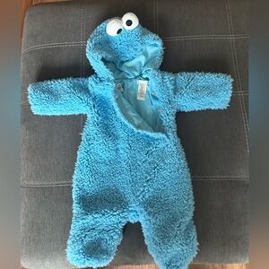 Halloween Cookie monster costume from Pottery Barn size 6-12 months.